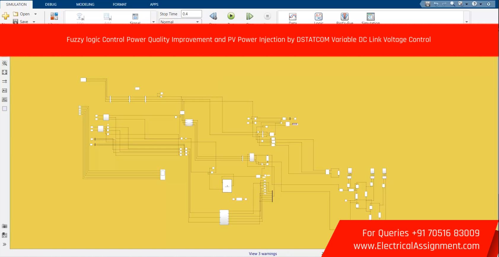 Fuzzy logic Control Power Quality Improvement and PV Power Injection by DSTATCOM Variable DC Link Voltage Control screenshot 6